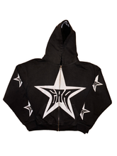 Load image into Gallery viewer, STAR ERA ZIP UP HOODIE
